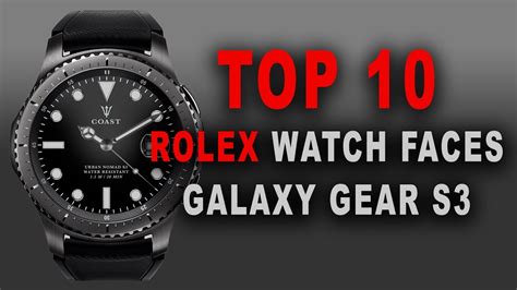 gear s3 watch faces rolex|custom rolex watch face.